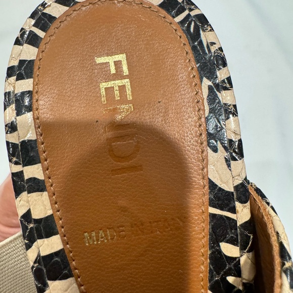 Authentic Fendi wedges - Picture 9 of 11